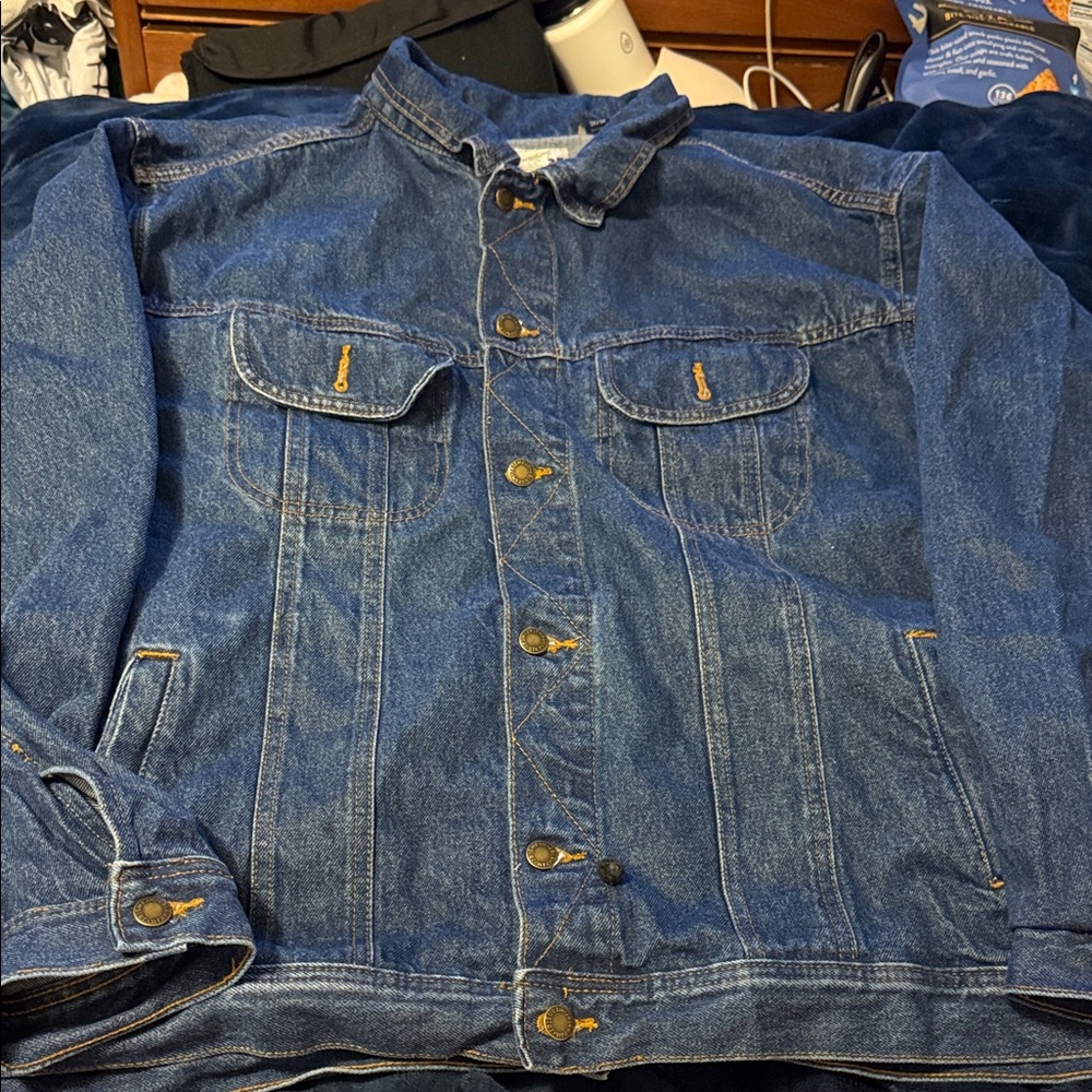 Wrangler Blue Denim Shirt Jacket